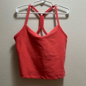 Slim racerback crop tank
